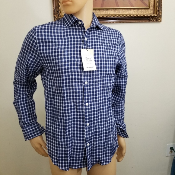 Murano Baird Mcnutt Linen Blue Plaid 